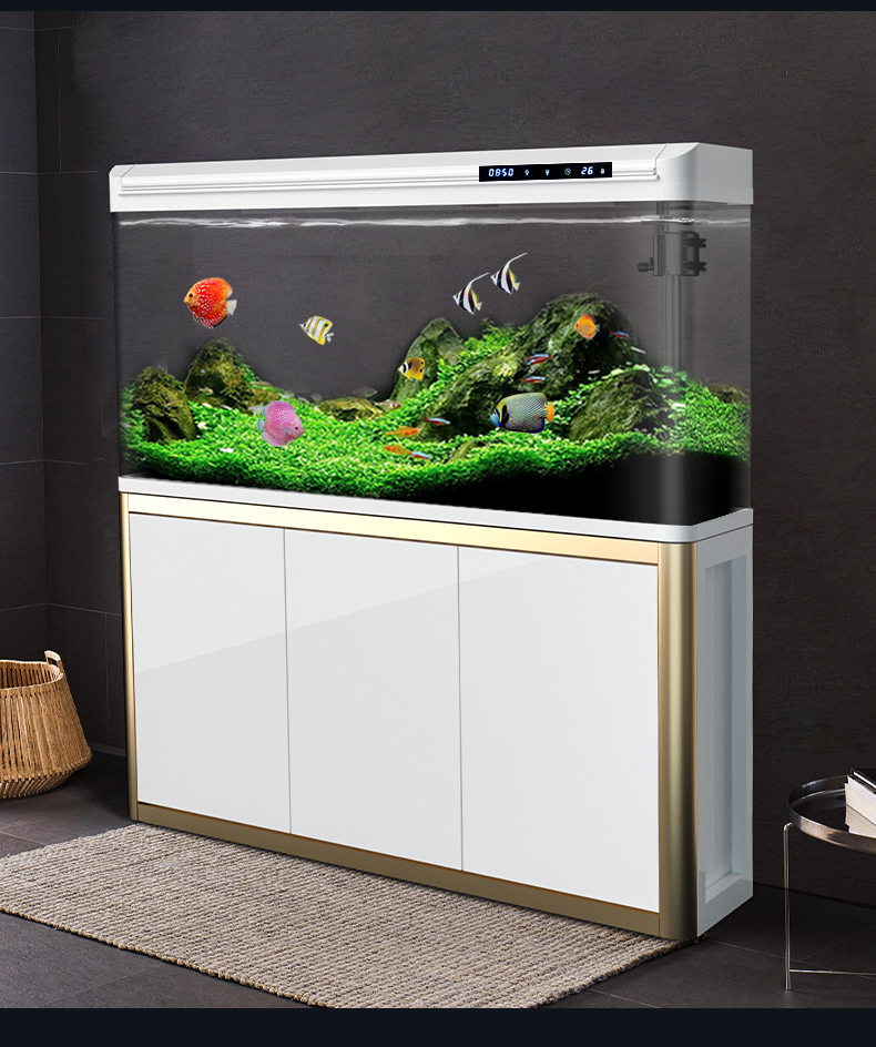 【京好货】侧滤鱼缸一体缸 西龙鱼缸客厅大中小型家用落地带柜水族箱