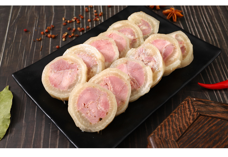 水晶捆蹄 肘花猪皮 下酒菜冷盘 食材熟食肉皮捆蹄瘦肉捆蹄500g家庭装