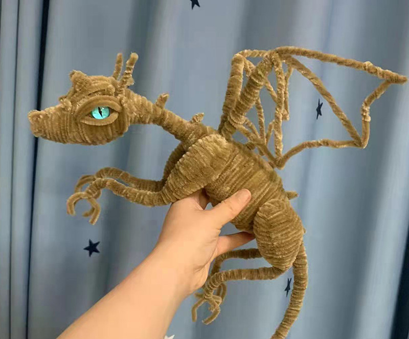 绿野客 扭扭龙成品 棒恐龙diy超密手工加密龙扭扭棒龙崽手工制作绿野