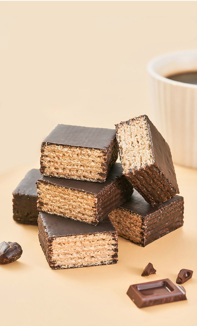 威化棒蛋白棒乳清蛋白质没有糖精饼干零食品 牛奶威化1盒9根 同款(共