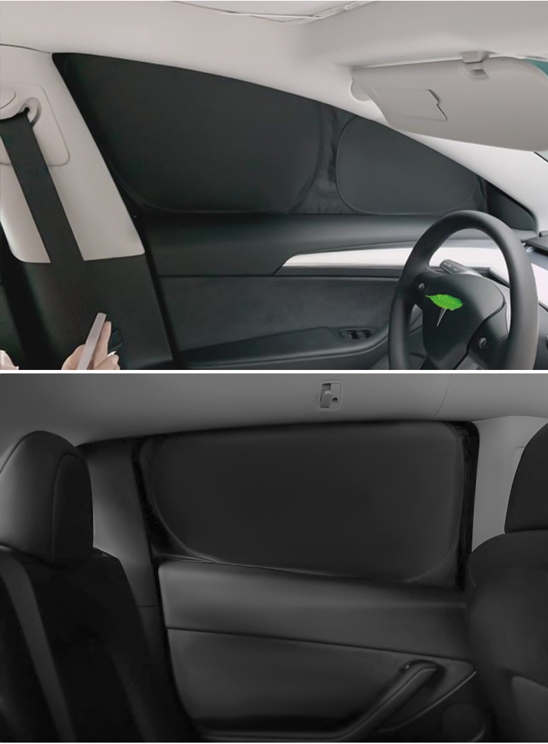 标弹 专用于特斯拉model3/y/x/s车窗遮阳帘前挡天窗隔热睡觉神器隐私