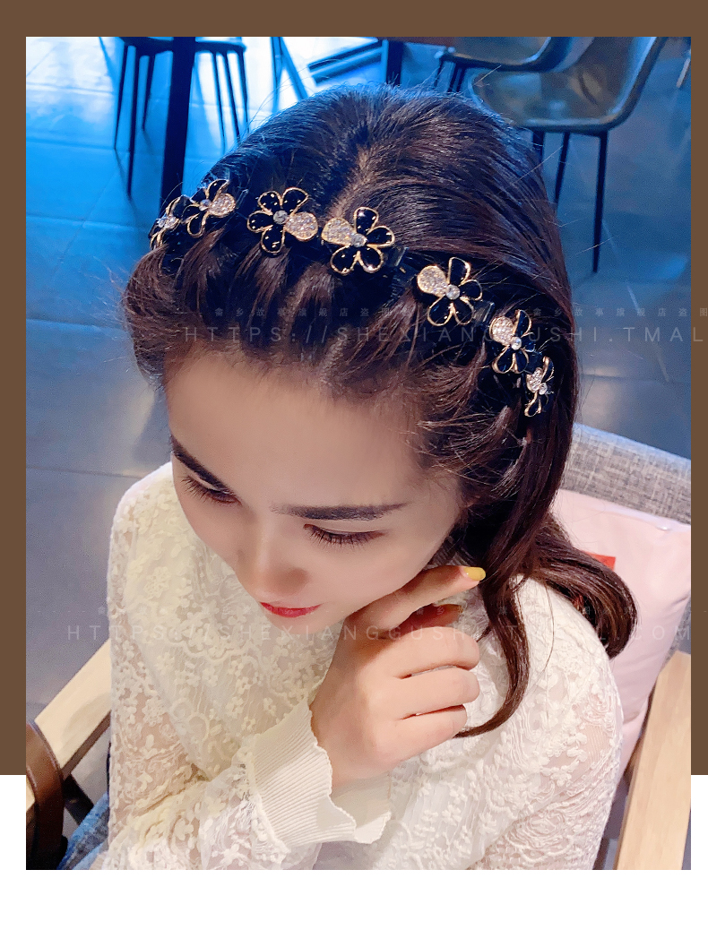 阁阁60发箍可编发神器懒人头箍甜美网红新款头饰刘海花朵发卡宜炫