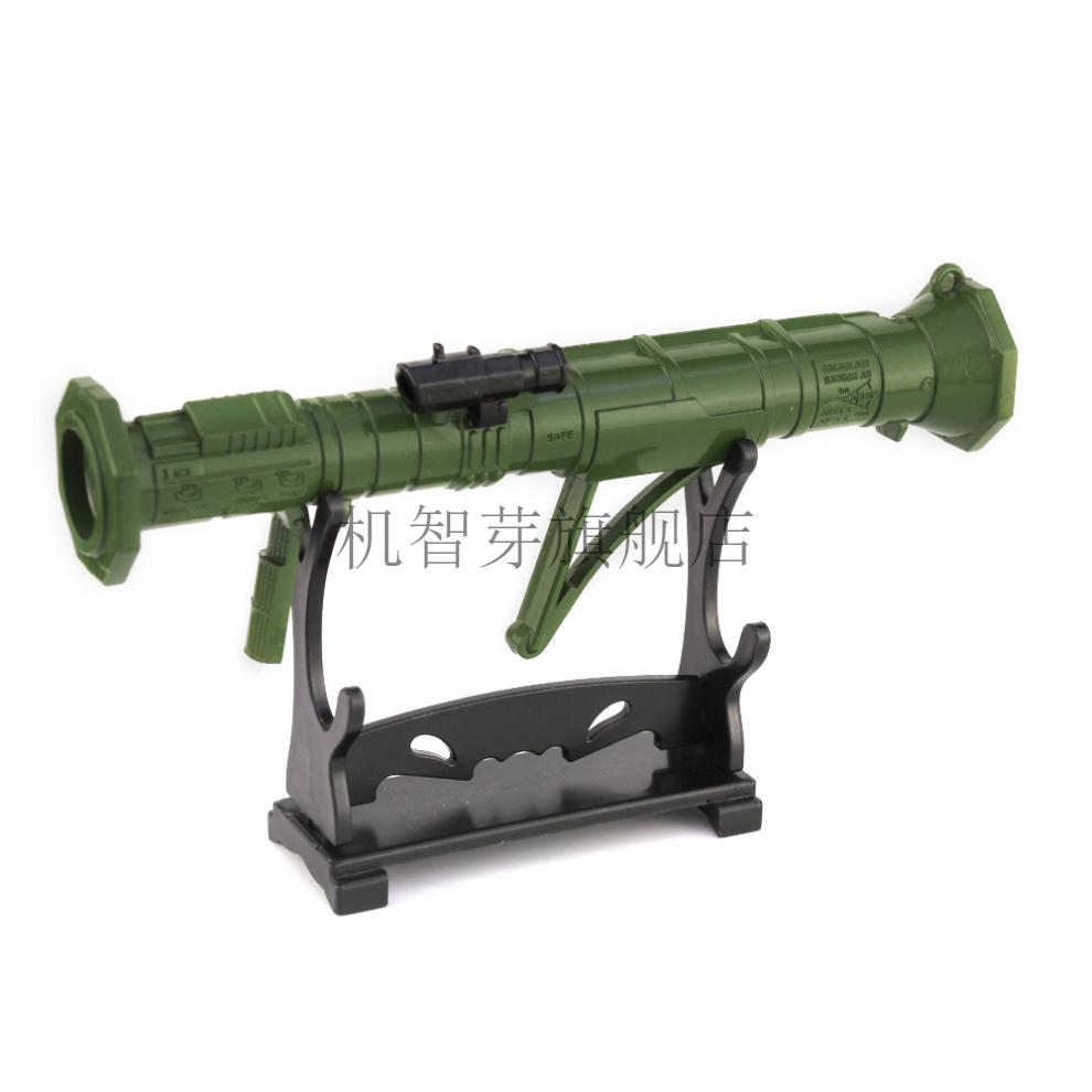 激光导弹枪和平精英吃鸡游戏玩具at4-a激光导弹模型rpg7合金属定制