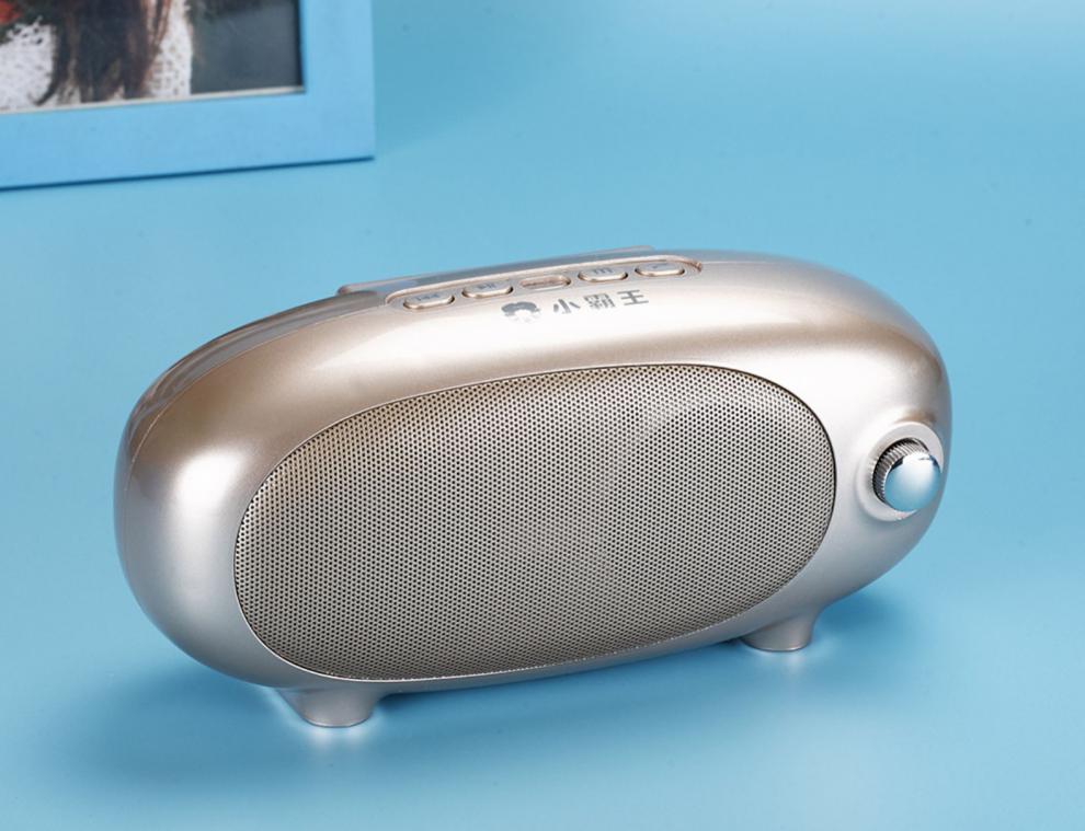 小霸王d79蓝牙音箱低音炮小型立体声双喇叭大音量便携式家用音响 钢琴