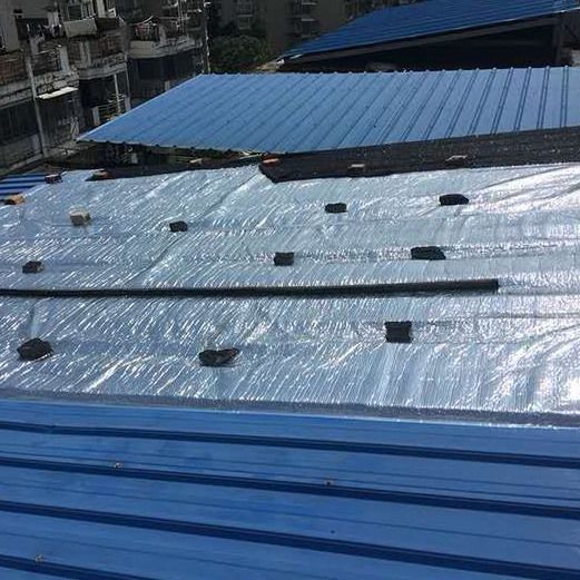 隔热膜保温膜屋顶楼顶大棚帐篷隔热膜板材料铁皮彩钢房阳光防晒反光