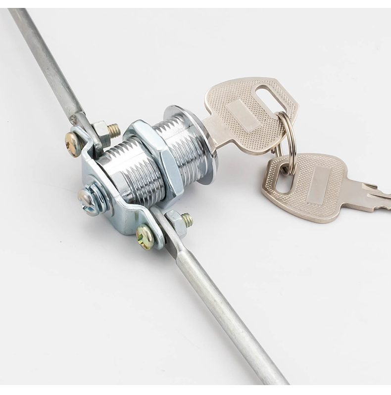 文件柜锁铁皮柜门锁连杆锁更衣柜上下天地锁档案柜锁心员工柜子锁 锁