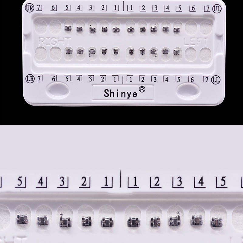 口腔正畸杭州新亚标准型网底 直丝 方丝 弓托槽牙科 标准型网底方丝弓