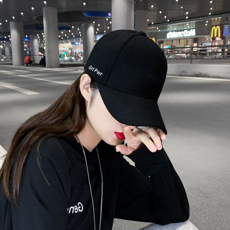 新品字母刺绣鸭舌帽子女棒球帽女时尚潮网红款刺绣遮阳韩版鸭舌帽2021