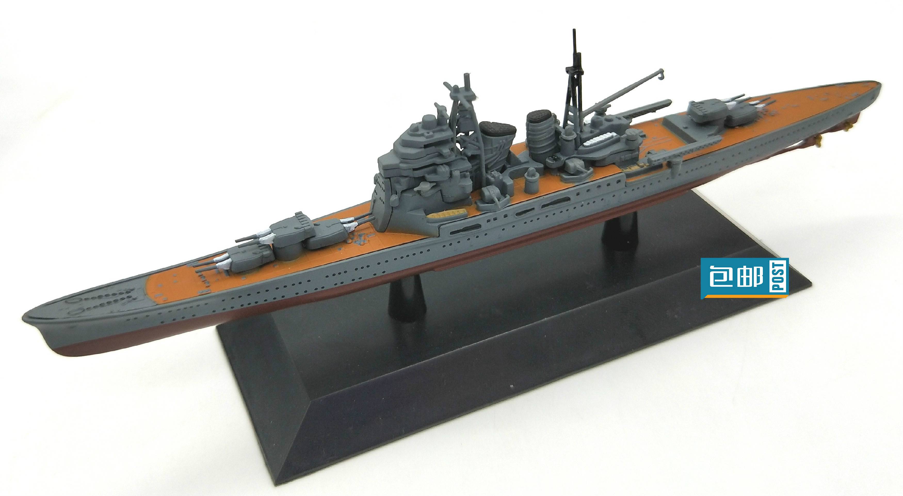 1:1000二战军舰巡洋战列舰模型俾斯麦大和密苏里航母仿真合金摆件