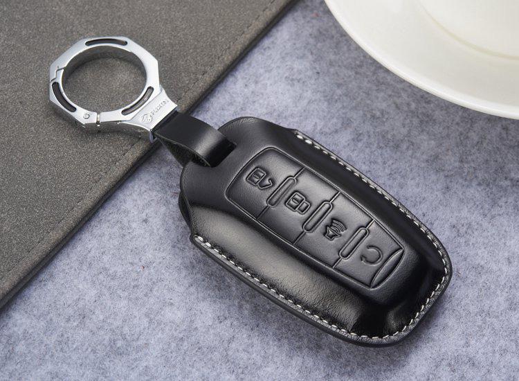 适用于长城炮钥匙套头层牛皮专用201920款炮皮卡车遥控套改装钥匙包炫