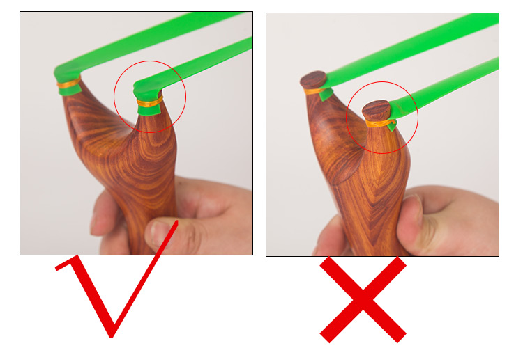 高档质量圆头木弹弓实木弹弓八棱飞虎叉原木质扁皮筋反曲木制精准弹工