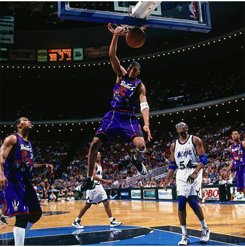 猛龙队复古麦迪球衣卡特球裤魔术队篮球服套装男团队定制儿童队服