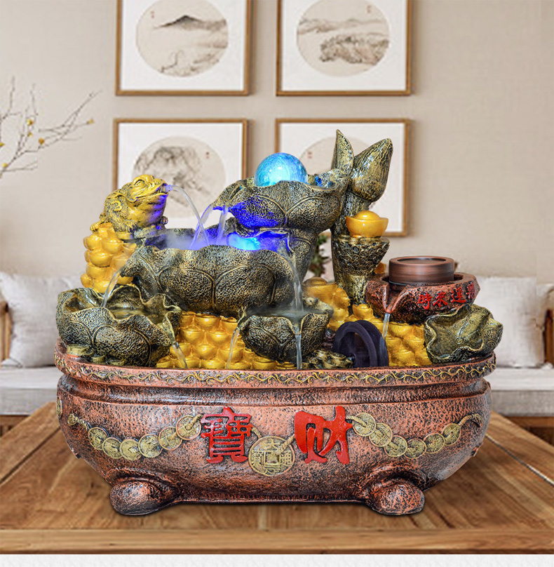 桌面式风格:新中式造型:招财猫送礼对象:朋友材质:树脂类别:风水摆件