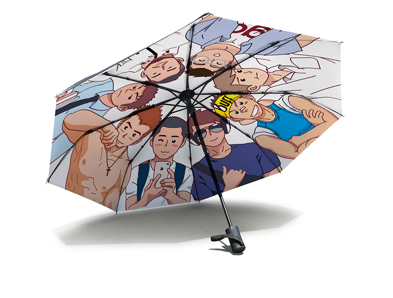 满头大汉伞 满头大汉伞晴雨个性全自动太阳伞2020创意男两用满头大汗