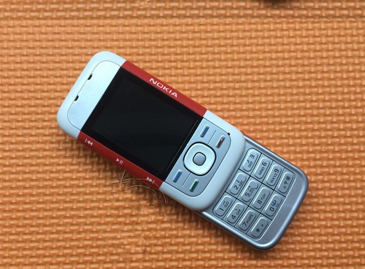 nokia诺基亚5300滑盖按键经典怀旧学生戒网备用红色移动版128mb套餐三