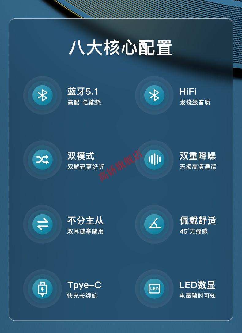 索爱(soaiy)索爱a5真无线蓝牙耳机2022年新款入耳式双耳超长待机高端
