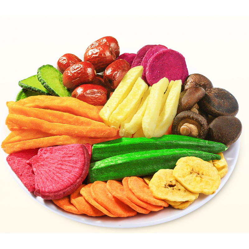 卡滋乐脆片果蔬脆蔬菜水果薯片混合食卡兹乐即食袋装卡乐滋250gx3袋