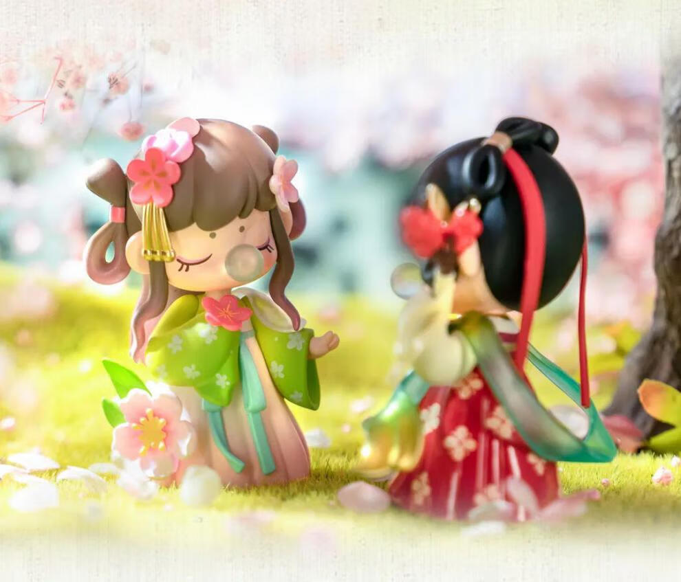 新品若·来囡茜nanci诗词歌赋盲盒可爱古风摆件女孩礼物 单个随机盲盒