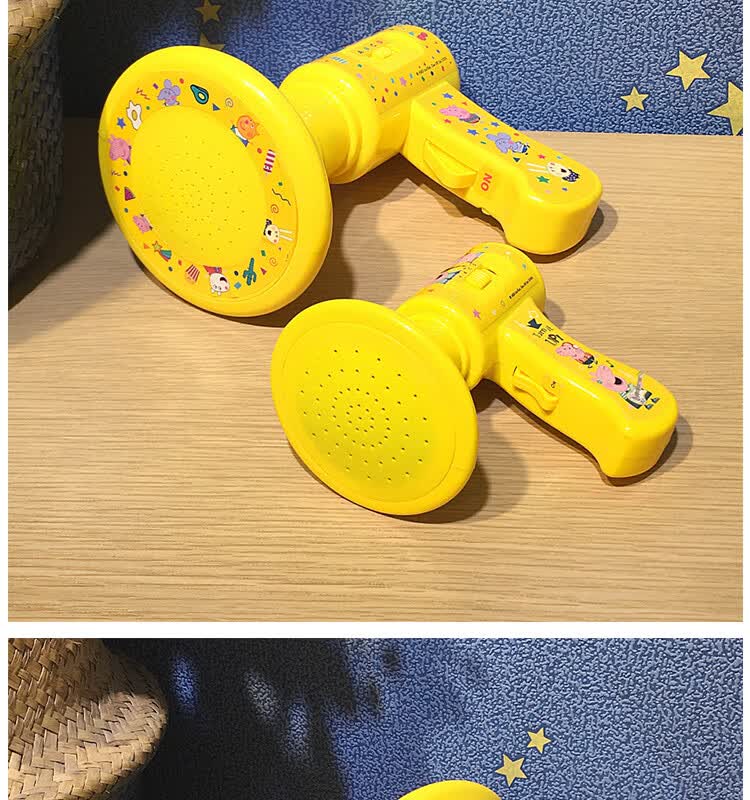 七夕情人节礼物香港小猪佩奇佩佩猪儿童手持喊话器变音变声乐器喇叭