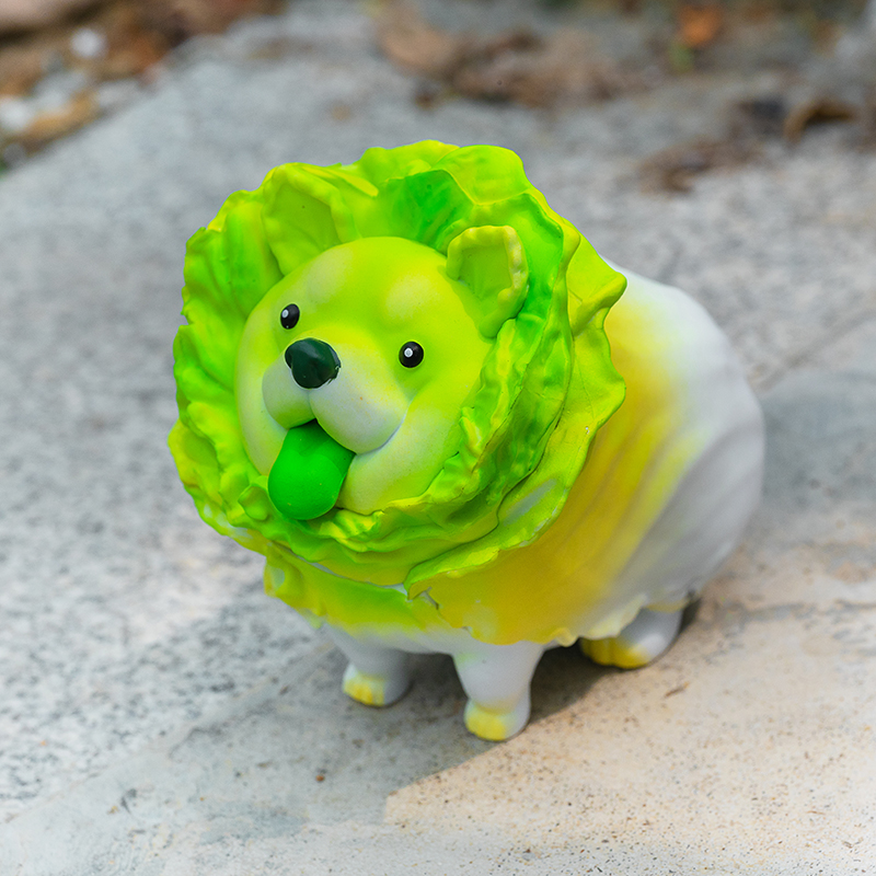 菜狗手办 白菜犬 菜狗 动漫模型蛋糕装饰汽车载摆件生日礼物二次元周