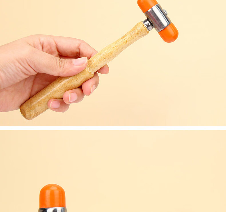 【jd健康】木制按摩锤按摩捶足底按摩棒捶 按摩锤 木柄叩诊锤 水疗木