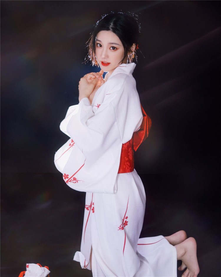 伊必圣和服正装女传统改良中国风日式个人写真摄影拍照片连衣裙13号