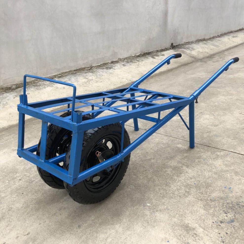 花娣徒步车手推车手拉车拉货车运货小推车加厚农用独轮手推车单轮载重