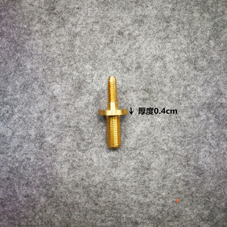 老年拐杖接头配件diy拐棍链接老人手杖防滑套铜件三角防滑垫脚套 牛劲