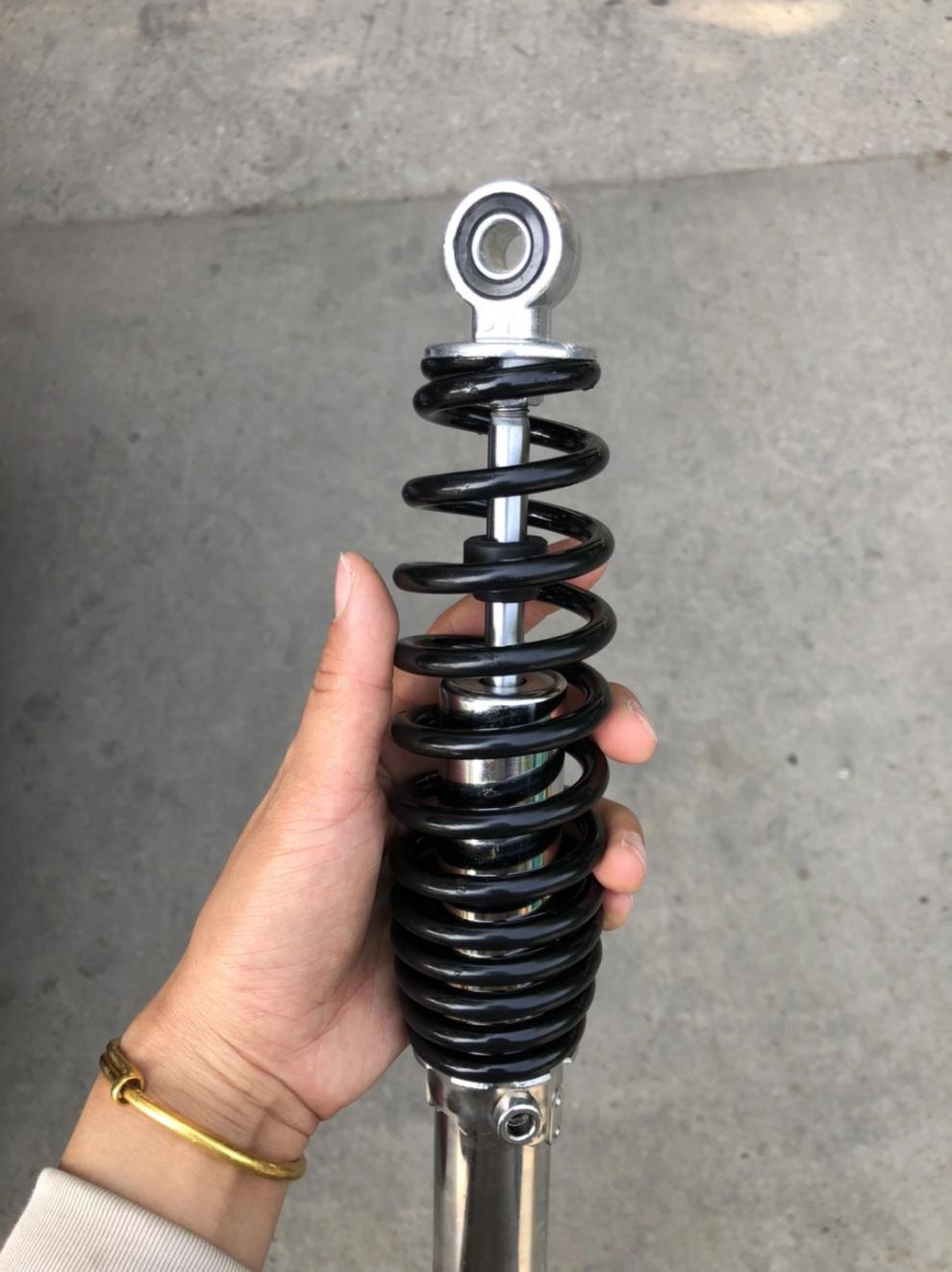 电动车后减震器通用踏板电瓶车避震器后减震液压款工厂冲量黑色液压31