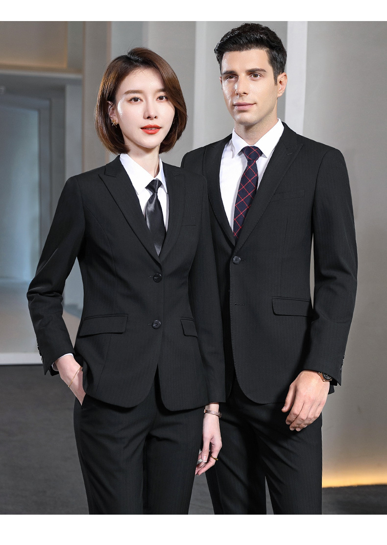 2021新品修身教师面试正装售楼部置业顾问银行经理4s店定制工装工作服