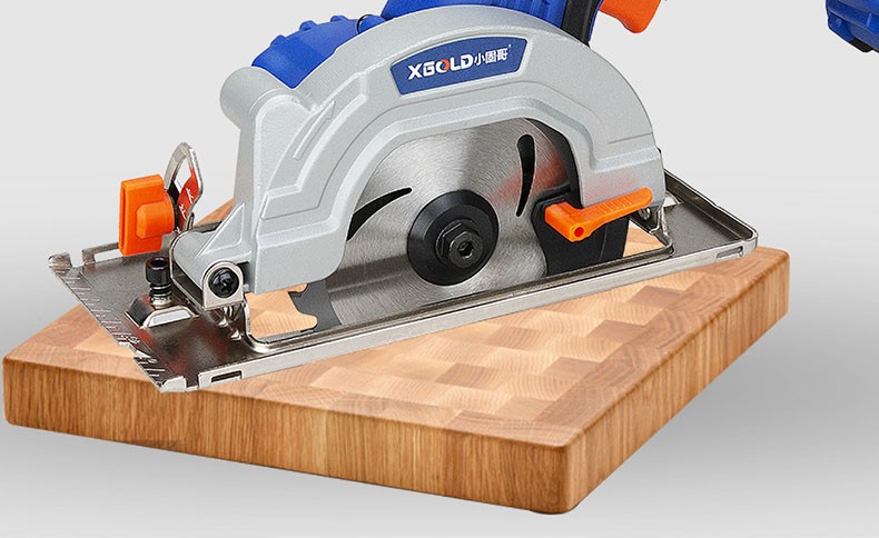 小固哥锂电电圆锯无刷5寸125mm手提木工电动小锯21v双电手板切割锯