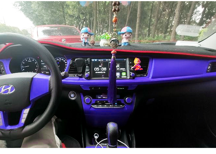 北京现代名图内饰改装中控贴膜专用于1419年排挡护贴纸台档位配件拍下