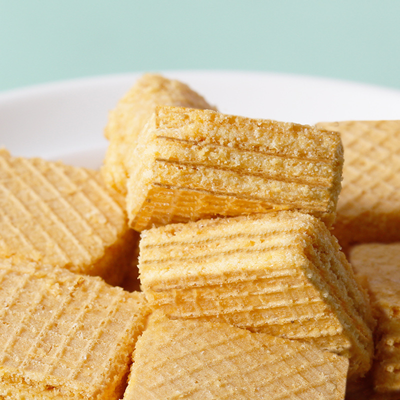 法思觅语豆乳威化饼干桶装休闲办公室点心零食豆乳味 豆乳味威化桶装