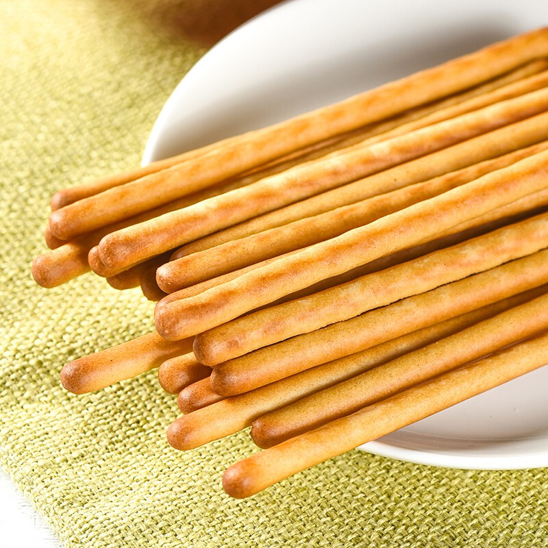 金富士蔬菜咸味手指饼干棒384g儿童长条棒棒饼干办公休闲食品番茄味38