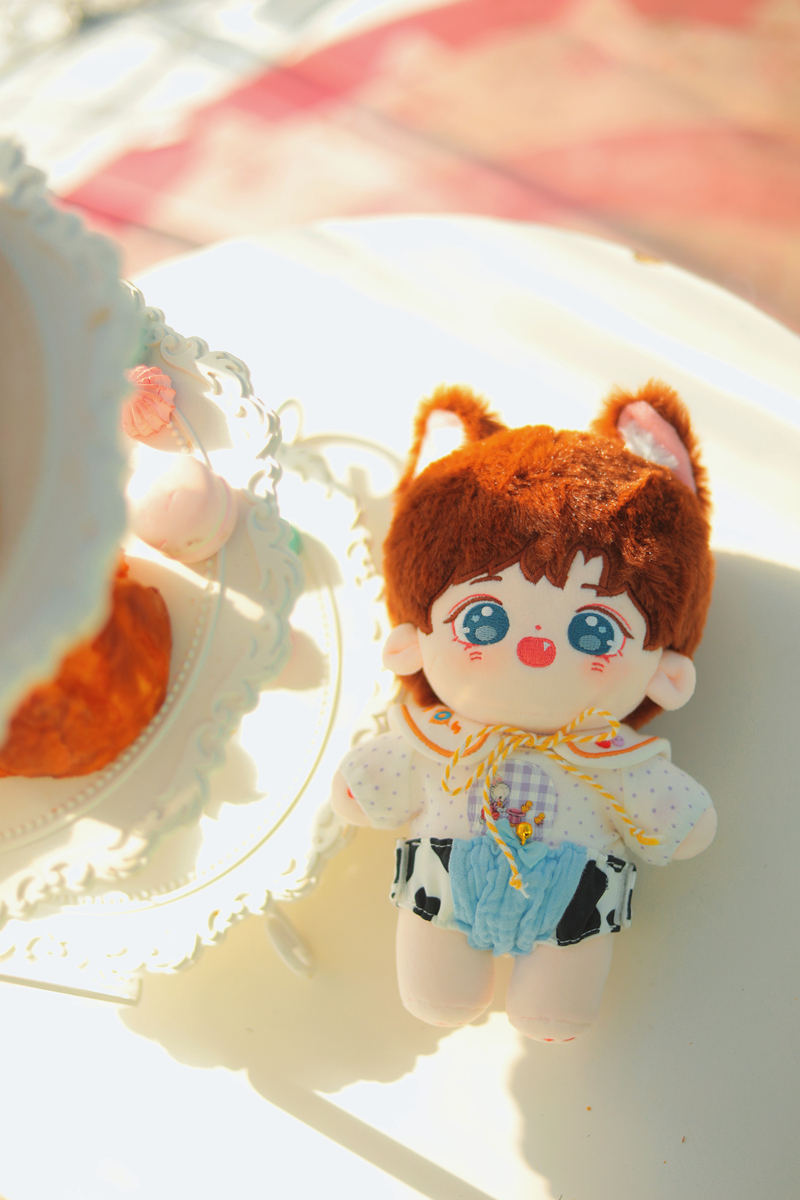 tfboys王俊凯胖胖体公仔20cm玩偶可爱宝宝礼品裸 虎牙凯 裸娃 20cm