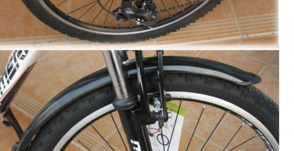 304钢安装附件 烤漆26寸自行车挡泥板山地车碟刹挡泥板全包挡泥板