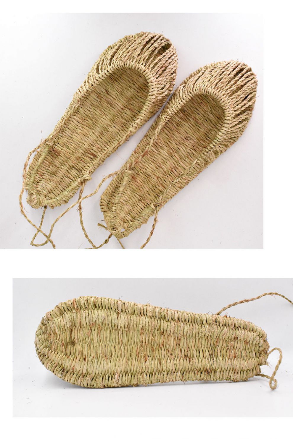 草鞋男纯麻布凉鞋男老式传统草鞋纯手工编制织青苎麻透气天然潮古朴