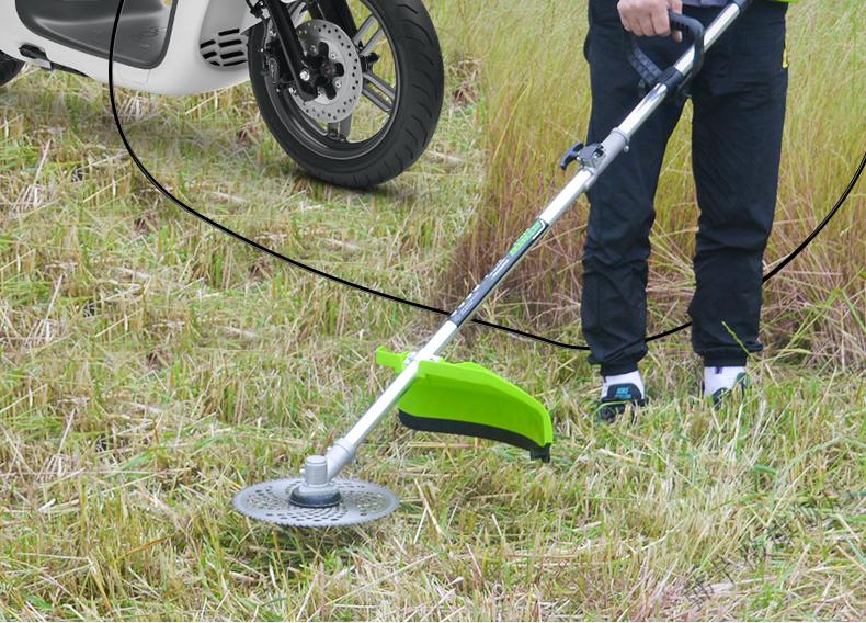 48v无刷锂电割草机绿篱机 用电动除草神器农用割灌修剪机高级 48伏