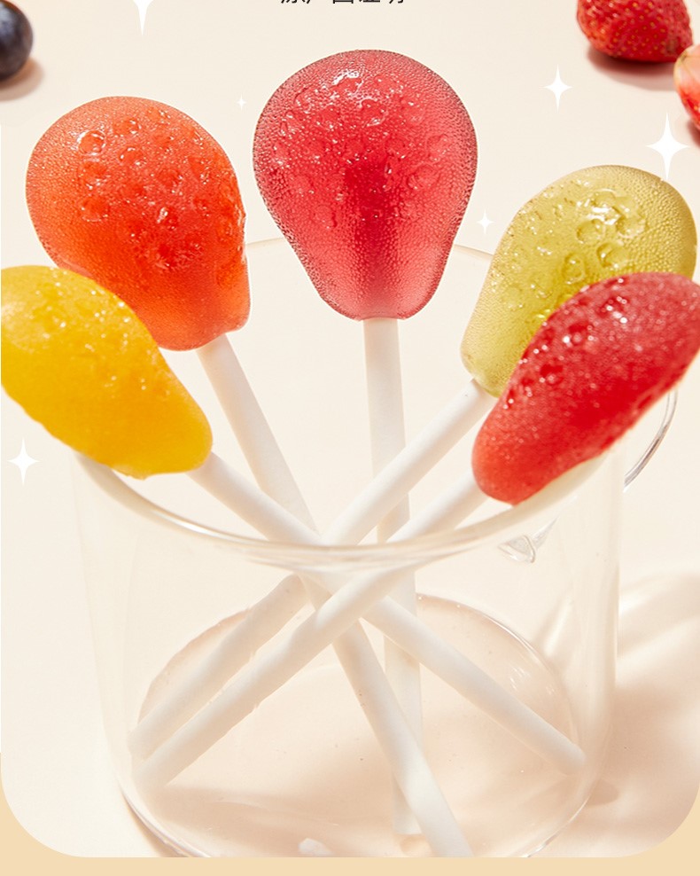 棒棒糖vc版dha版水果糖果儿童零食 70g 新奶嘴棒(dha三种水果口味)2袋