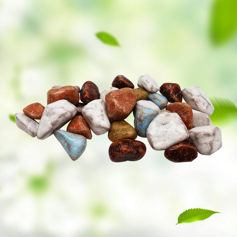 潮芮石头糖巧克力酸奶味小石头雨花石软8090后儿时怀旧小零食品巧克力