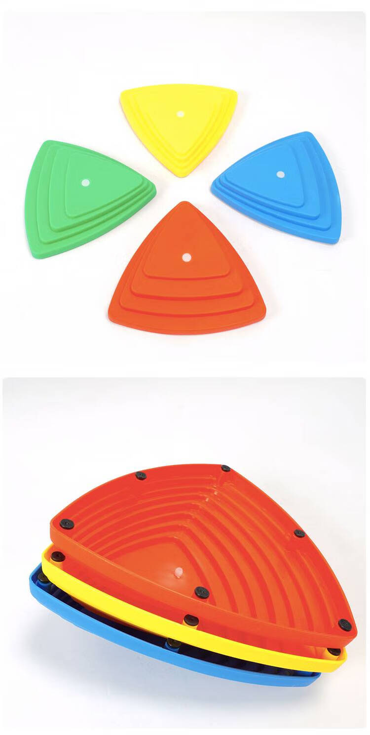 儿童榴莲球彩虹过河石平衡感统体适能教具训练器材儿童道具家用玩具