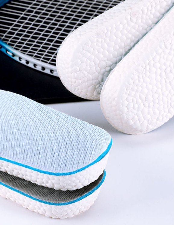 内增高鞋垫男女吸汗运动减震透气软底高弹隐形垫鞋垫 高弹灰色(2.