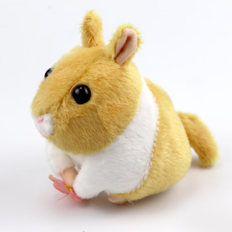 尾巴会转母猪上树可爱小猪旋风仿真毛绒玩具拉绳线摇摆转发条礼物 摇