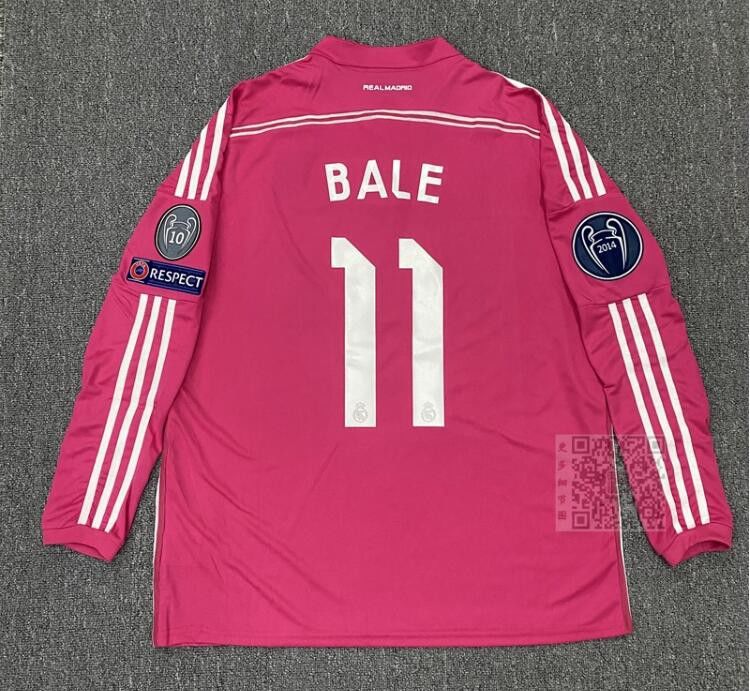 滕讯体育nba旗舰 1415欧冠皇马客场球衣粉4号拉莫斯7号c罗队服11贝尔