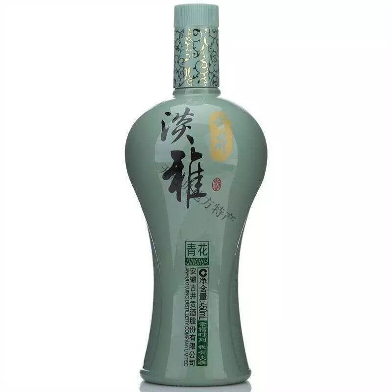 6度450ml浓香型白酒 古井淡雅青花1*4整箱装【图片 价格 品牌 报价】