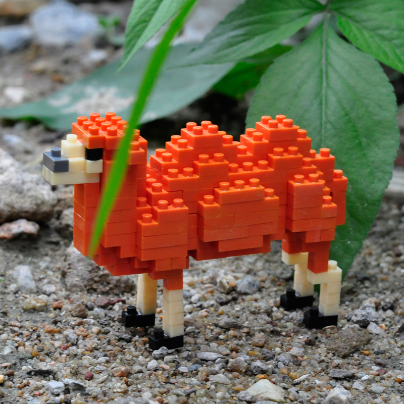 兼容乐高微小颗粒拼插积木拼装迷你动物狗狗宠物男孩子力玩具拼图