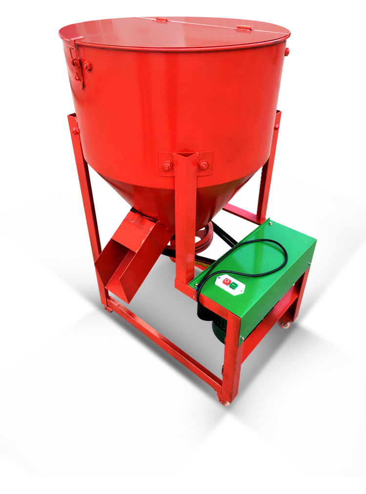 小麦拌种机玉米水稻种子包衣机饲料颗粒立式搅拌机小型家用拌药机50