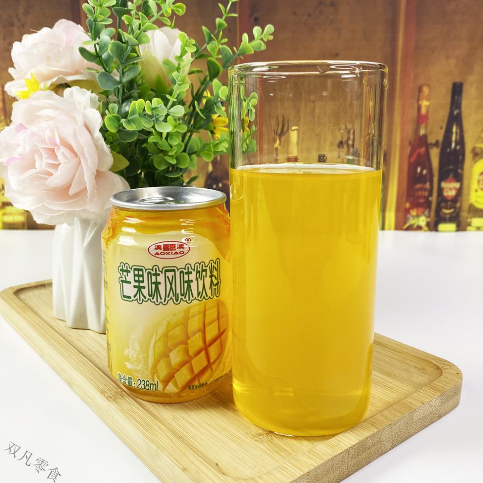 苹果醋风味饮料 24瓶罐装 过年酒席饮料苹果味烧烤外卖小饮料品 苹果