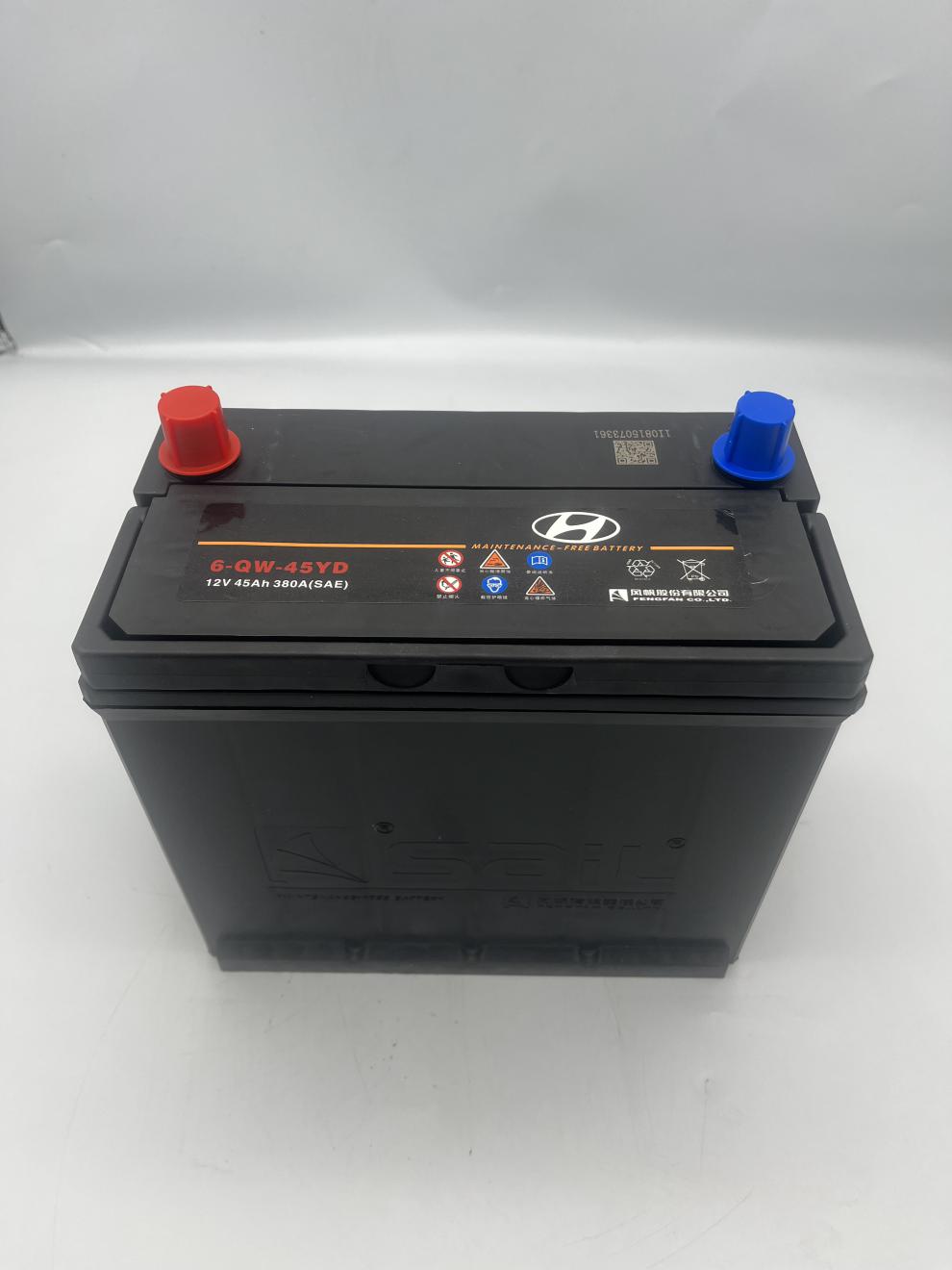 现代电瓶6-qw-45yd适配现代i30雅绅特瑞纳瑞奕千里马1.