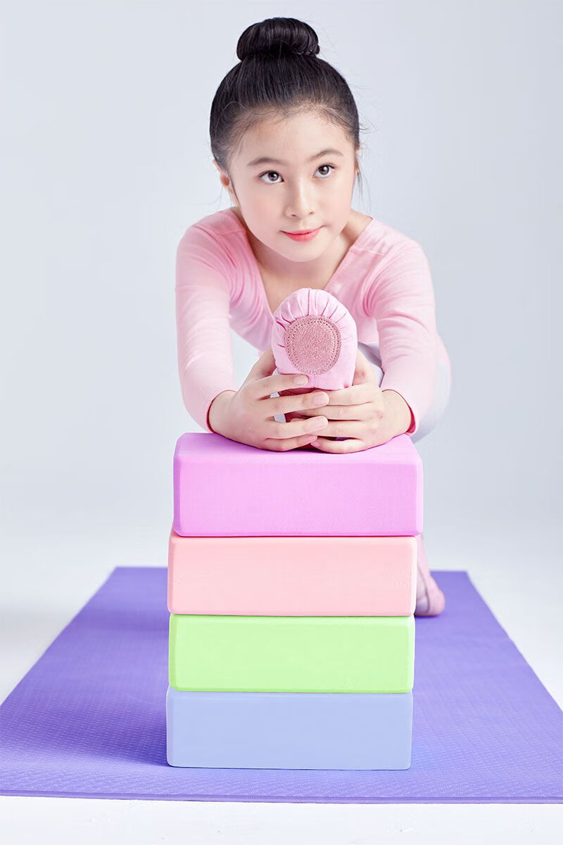 hosono 瑜伽砖女高密度儿童跳舞专用泡沫砖块舞蹈练功压腿砖瑜珈辅助